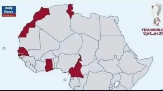 الفيفا ينشر الخريطة الرسمية للمنتخبات المشاركة في المونديال