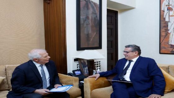 أخنوش يستقبل الممثل الأعلى للاتحاد الأوروبي للشؤون الخارجية والسياسة الأمنية