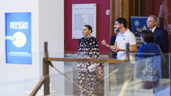 صاحبة السمو الملكي الأميرة للا حسناء تزور متحف موناكو لعلوم المحيطات
