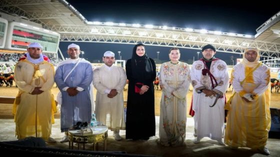 صاحبة السمو الملكي الأميرة للا حسناء وسعادة الشيخة سارة بنت حمد آل ثاني تترأسان بالدوحة عرضا لفن التبوريدة